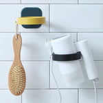 support mural sèche cheveux adhésif moderne vert gris rouge noir blanc opacité rechargeableABS