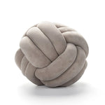 coussin décoratif rond peluche doux nœud décoration lit chambre enfant