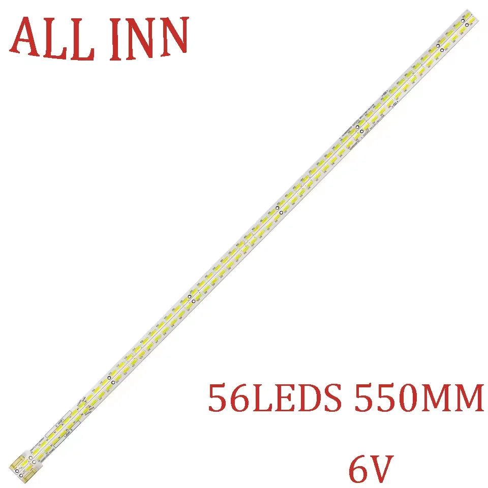 barre lumineuse led jaune industrielle 6v 56 leds 550mm connecteurs blancs