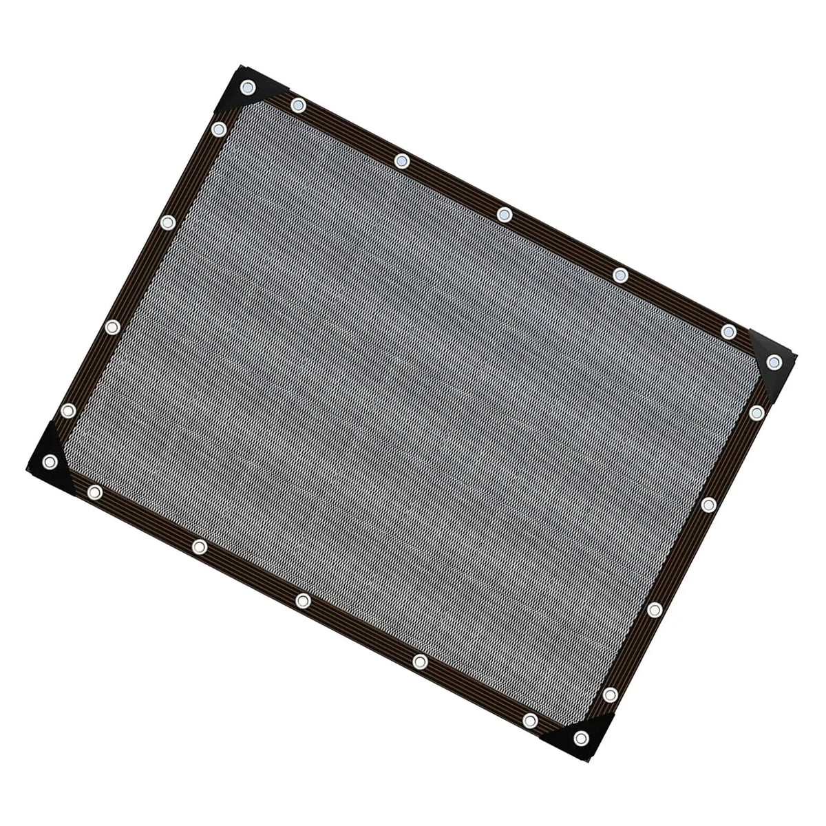 toile protection solaire gris foncé marron clair maille fine moderne 200cm 100cm résistante