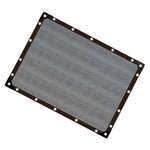 toile protection solaire gris foncé marron clair maille fine moderne 200cm 100cm résistante