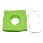lanternes carrées papier plissé blanc orange vert rouge jaune simple décoratif anneau cordon métallique