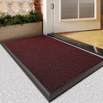 tapis antidérapant moderne noir gris résistant l'eau anti bactéries imperméable hexagonal porte bain sol