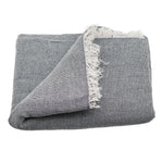 tissu polyester gris clair texture fine moderne bordures franges blanc lavable machine 1.5x4m