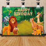 Toile de fond Simba pour baby shower