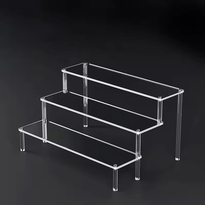 étagère murale acrylique transparent organisateur figurines décorations plusieurs niveaux moderne