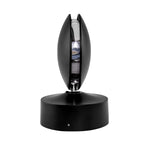 lampe table moderne minimaliste adhésive noir blanc sphérique 9w aluminium