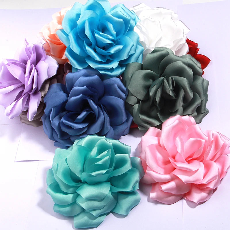 fleurs artificielles modernes soie bleu rose violet blanc décoration maison anniversaire baby showerextérieur