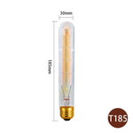 Ampoules Edison vintage filaments spirales dorées transparentes E27 250 lumens 30000h