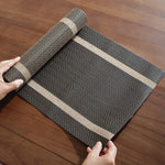 nappe table motif chevrons couleur beige gris blanc moderne rustique fêtes mariage resistant taches