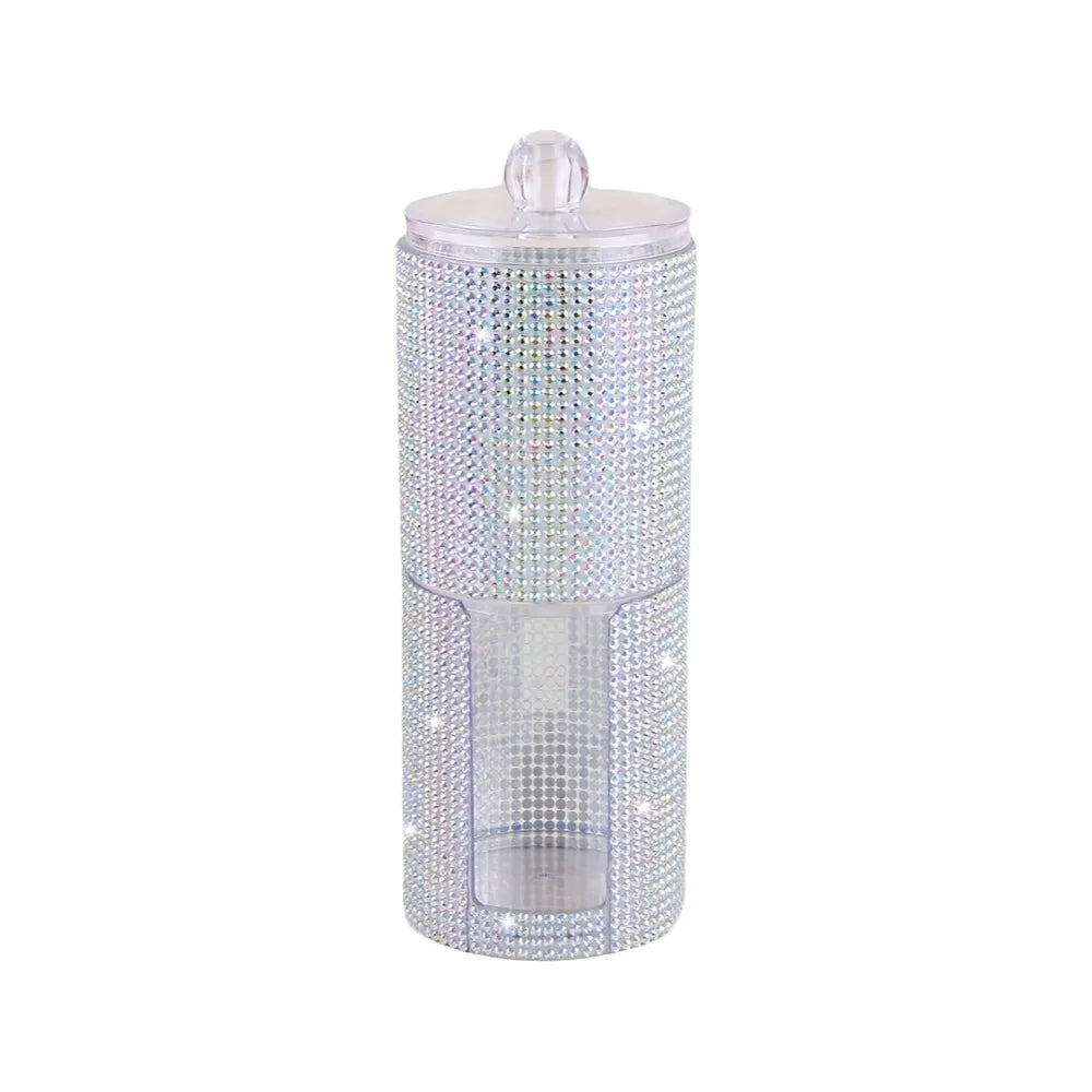 boîte bijoux strass moderne noir rose multicolore élégante réutilisable sans bpa opaques