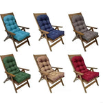 fauteuil jardin moderne coussin marron bleu marine vert foncé gris rouge tissu uni