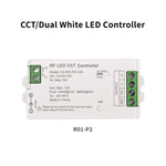 contrôleur led rf télécommande dimmable rgb rgbw cct bande lumineuse 12v 24v sans fil