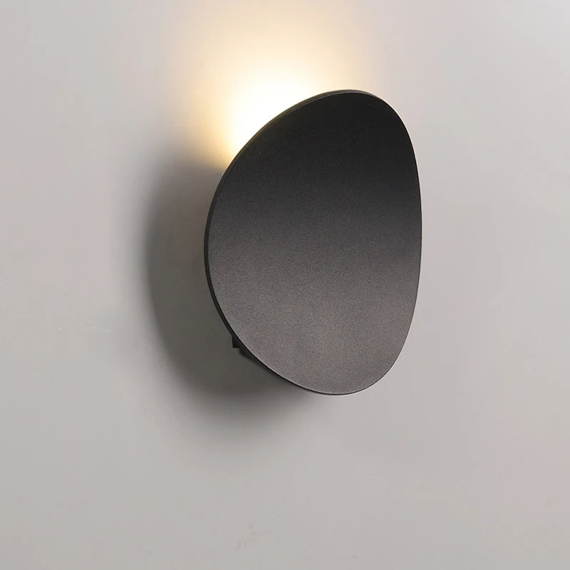 applique murale led moderne blanc noir éclairage chambre salon entrée minimaliste fixée mur