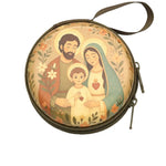 boîte rangement métal zipper illustrations religieuses saints coeurs sacrés multi usages opaques