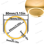 plaque led circulaire concentrique 2w 4w 6w 8w 10w 12w blanc jaune gris moderne