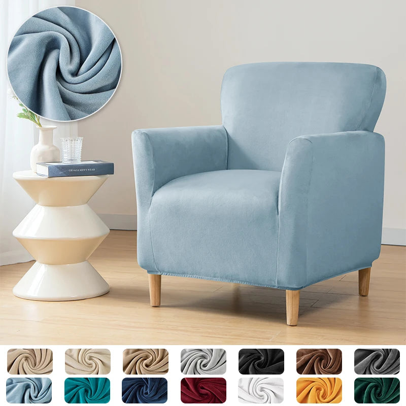 fauteuil moderne velours gris jaune beige turquois lavable salon chambre printemps été