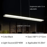 suspension lumineuse moderne led blanc noir ondulé chrome semi encastré télécommande tricolore