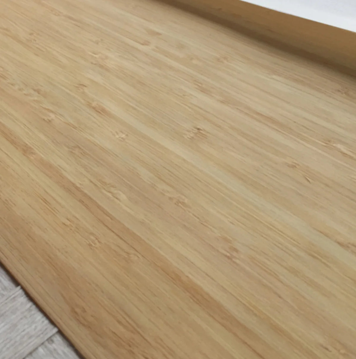 placage bois imitation bambou rectangle moderne 2.5x0.58m opacité totale beigeclair