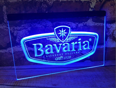 Enseigne lumineuse LED 3D acrylique verte