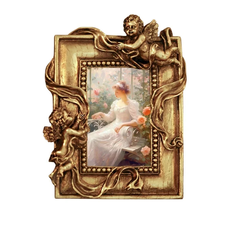 cadres decoratifs or ornements floraux angelots baroque decoration murale fixations murales luxe maison