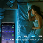 ruban led flexible multicolore rayures concentriques moderne télécommande application usb éclairage décoration festive