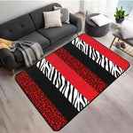 tapis léopard rose moderne graphique polypropylène polyester salon chambre salle bainextérieur commercialisation