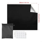 rideau rouleau noir points blancs adhésif moderne opacité sac rangement