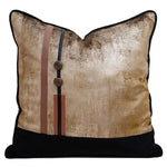 housse coussin moderne imprimé gris noir rouge peluche tissage carré décoration voiture salon chambre