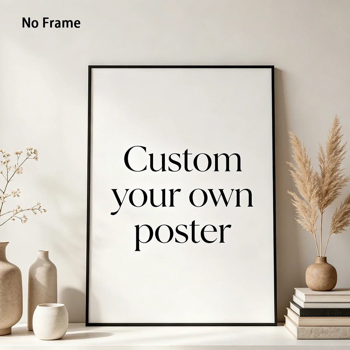 affiche personnalisée toile photo diplôme couple voyage paysage décoration murale minimaliste blanche