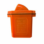 lampe torche led orange mat pratique clips batterie manuel d'utilisation