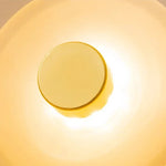 lampe murale contemporaine or brillante 25cm interrupteur câble