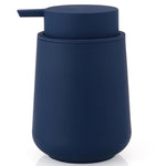 distributeur savon liquide noir mat moderne minimaliste plastique opaque rechargeable salle bain cuisine