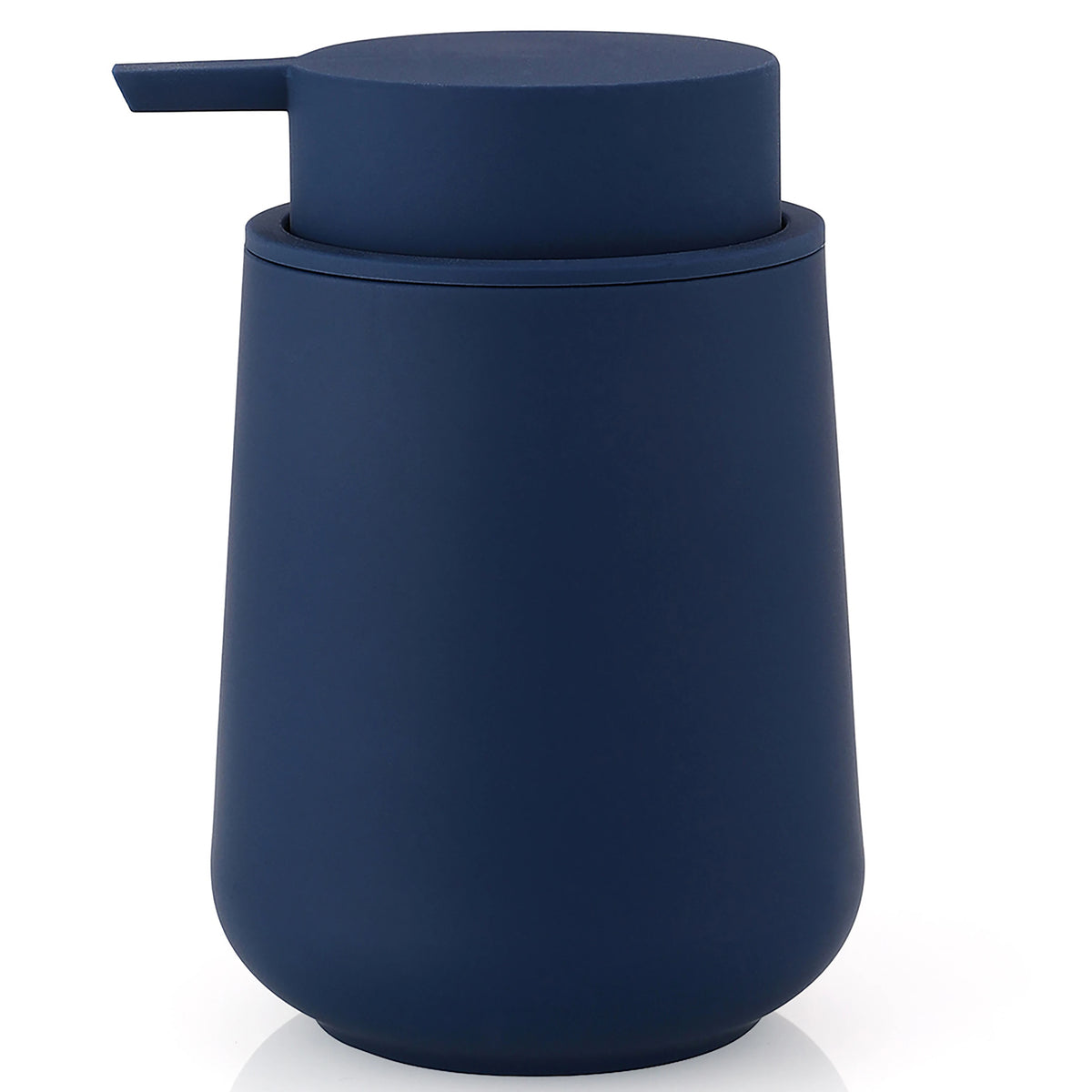 distributeur savon liquide noir mat moderne minimaliste plastique opaque rechargeable salle bain cuisine