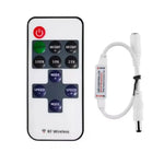 contrôleur wifi ruban led blanc bleu jaune moderne adhésif câbles wifi 12v 24v