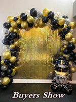 rideau decoratif panneau mural or argent rose carres scintillants surface texturée occasion fete anniversaire