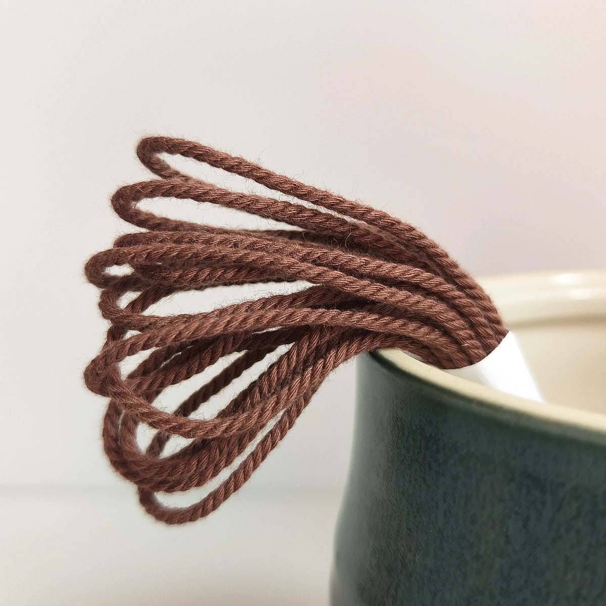 corde macramé coton pur torsadée bijoux artisanaux projets créatifs diy fait main