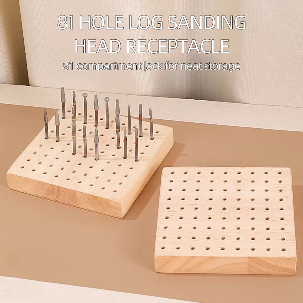 support têtes ponçage bois naturel pratique ponçage outil polissage panneau rangement professionnel qualité matériaux