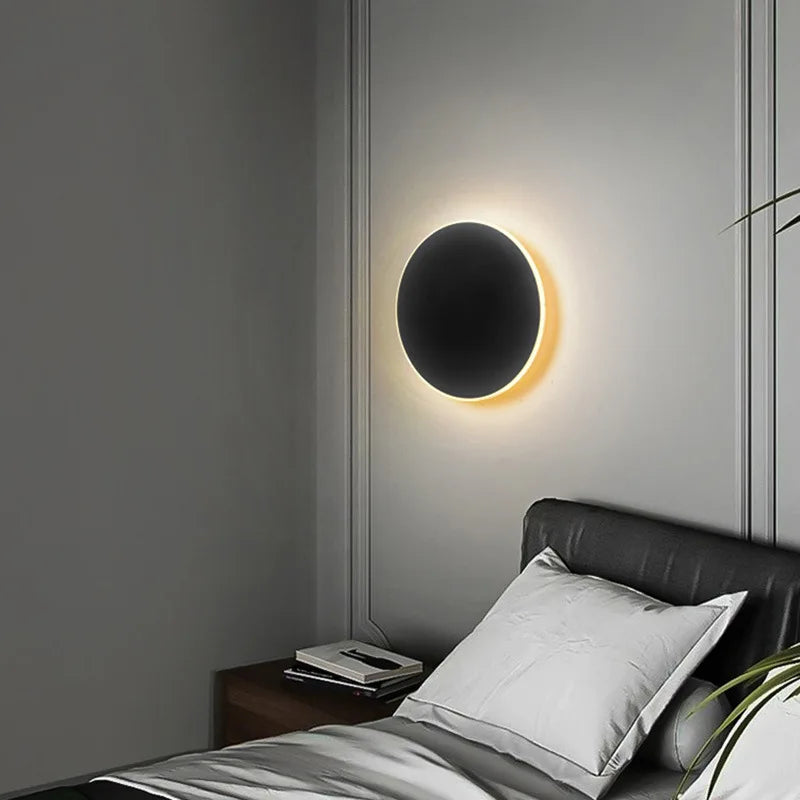 lampe murale LED moderne interrupteur tactile acrylique fer chambre étude