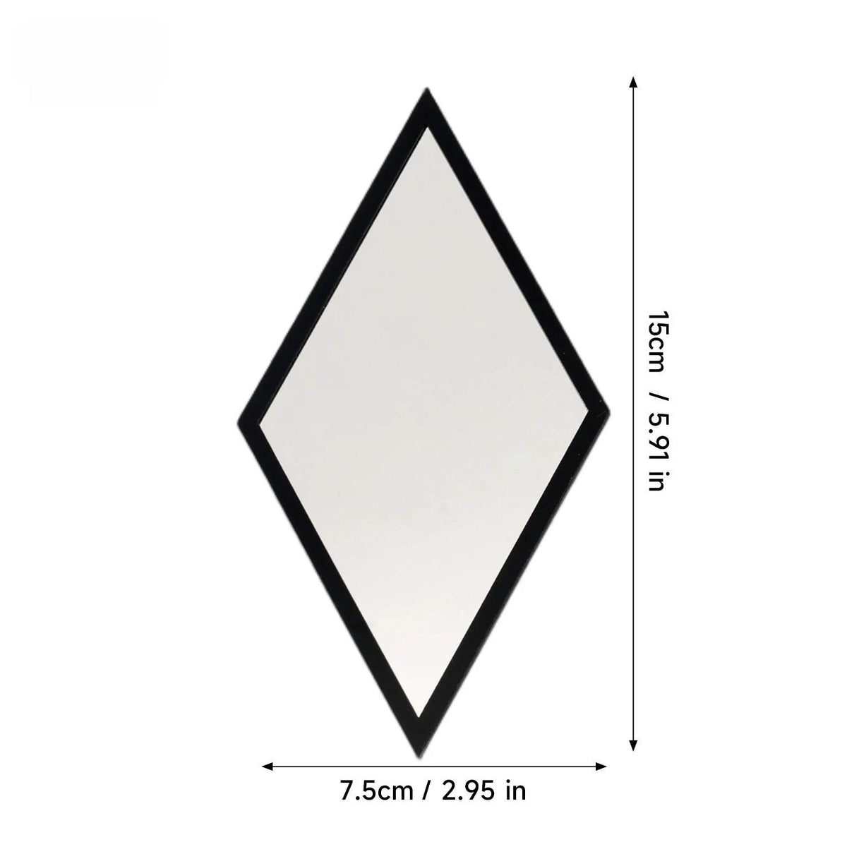 miroirs adhésifs géométriques modernes noirs dorés salle bain couloir décoration brillante ornementnels autoadhésifs