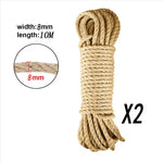 corde gratter chats texture naturelle fibres apparentes rustique marron clair jouet protéger meubles accessoris