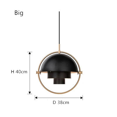 suspension lumineuse or noir blanc géométrique contemporain câble suspendu minimaliste métal flux lumineux