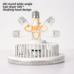 ventilateur led blanc moderne télécommande contemporain minimaliste autonome flux lumineux abs pc