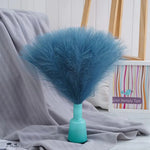 plumes séchées naturelles rustiques modernes beige rose blanc bleu décoration extérieure fête mariage