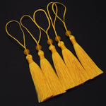 pompons multicolores texturés franges 12cm 5cm longueur traditionnels décoratifs 10pcs