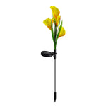 bouquet tulipes artificielles fleurs rouge rose jaune clips solaires extérieur moderne