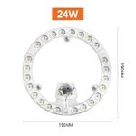 lampe led circulaire diodes adhésif moderne technologique blanc plafonnier facile chambre salon