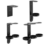 porte savon mural noir mat moderne fixations vis salon bains