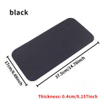 tapis d'étape camping car noir gris uni moelleux antidérapant pratique confortableintérieur véhiculeextérieur porte RV