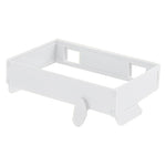 porte sac poubelle suspendu blanc transparent minimaliste attache placard rangement cuisine salle bains